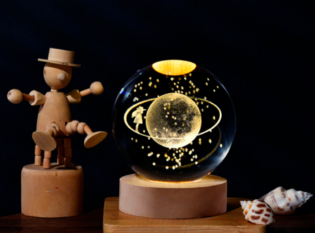 Imagen de BOLA DE CRISTAL 3D CON LED E-6279-8 SLR