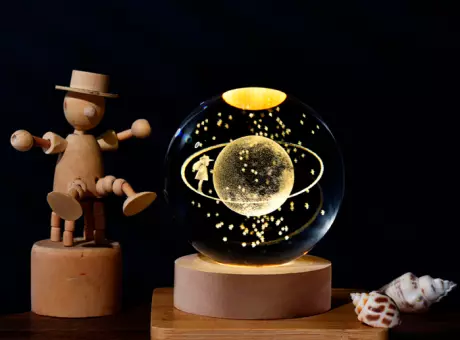 Imagen miniatura de BOLA DE CRISTAL 3D CON LED E-6279-8 SLR