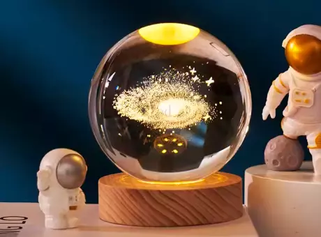 Imagen miniatura de BOLA DE CRISTAL 3D CON LED E-6279-8 SLR