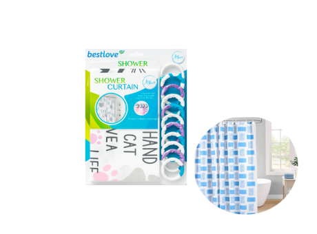 CORTINA DE BAÑO 180X180 E-3579A-2 SLR