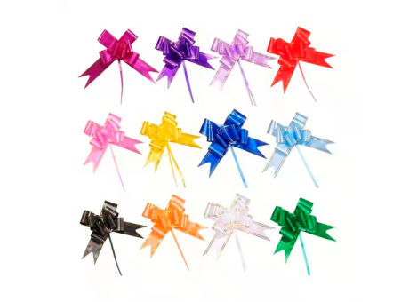 MOÑO FACIL 1,5X33CM 10 PZS COLORES SURTIDOS S-075A SLR