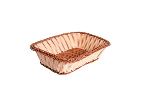PANERA MIMBRE RECTANGULAR PLASTICO E-5854 SLR