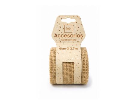 YUTE CINTA (6CM X 2.7M) NATURAL