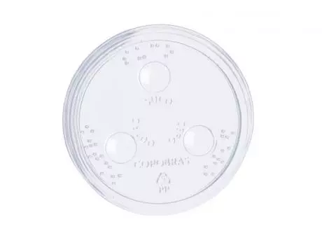 TAPA PLAST. COPOBRAS TRANSPARENTE 300ML PAQX50 UN