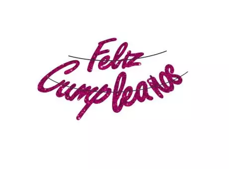 CARTEL F.CUMPLE ROSA BRI CM03640