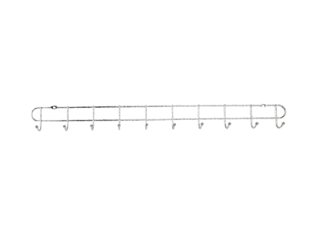 COLGADOR METAL 10 GANCHOS E-2570-10X