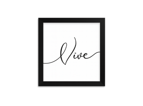 PORTA RETRATO VIVE (25X25X2CM) NEGRO