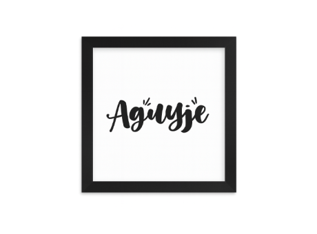 PORTA RETRATO AGUYJE (25X25X2CM) NEGRO