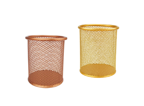 PORTA LAPIZ REDONDO METAL DORADO ROSE MGJ-802