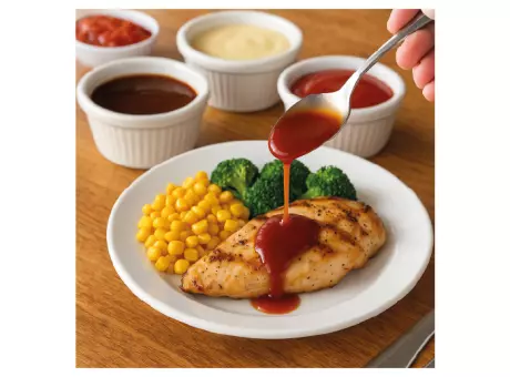 Imagen miniatura de RECIPIENTE PARA SALSA BLANCO D183501-B
