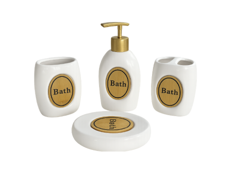 SET ACCESORIOS DE BAÑO 4 PCS GA825-3AN1976