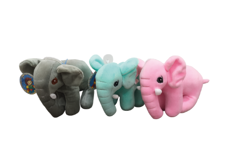 PELUCHE ELEFANTE 17CM PE12559