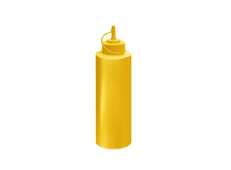 RECIPIENTE PLAST. MAYONESA 1,5L R.06.87 AMARILLO INJETEMP