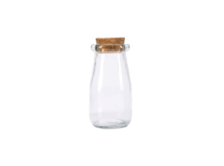 FRASCO VIDRIO TAPA CORCHO 100 ML E-4079