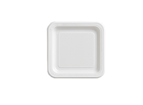 PLATO FORFEST CUADRADO TRANSPARENTE 15CM 50X10 PRQTR-15