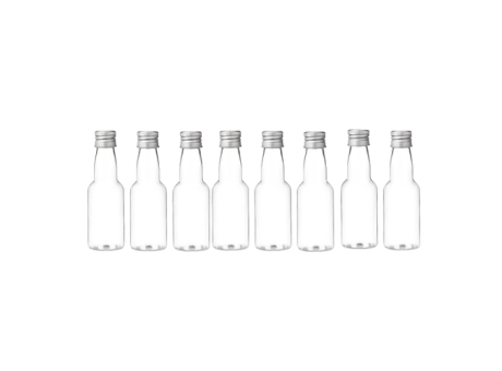 BOTELLA PLASTICA 100ML PLATA CM02172 X12