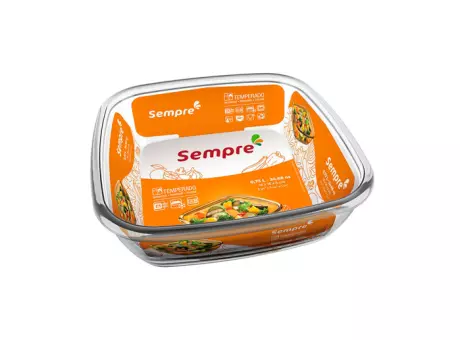 ASADERA CUADRADA S/ TAPA 2,5 LTS UND. 6513 9