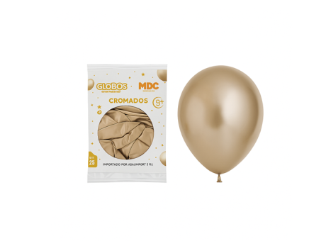 GLOBO MDC CROMADO 9\" CHAMPAG #16 A1878 X25