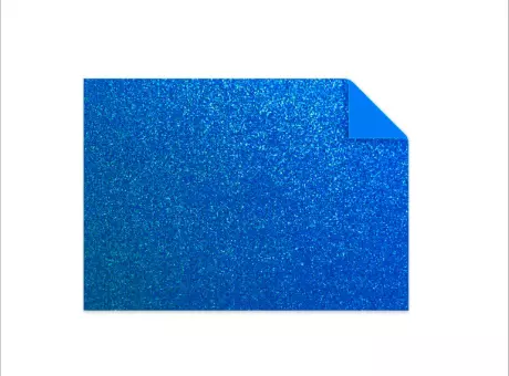 Imagen miniatura de GOMA EVA CON PURPURINA 40X50X1,7 AZUL T08825
