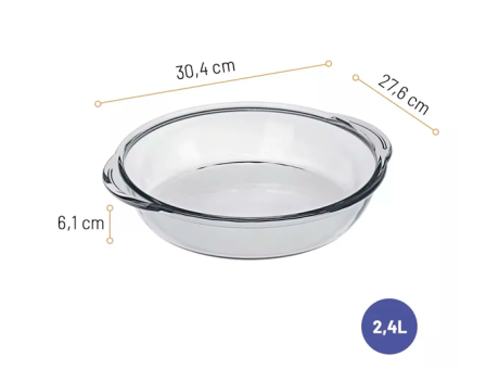 Imagen de ASADERA REDONDA SIN TAPA 2,4 L. 6517 9
