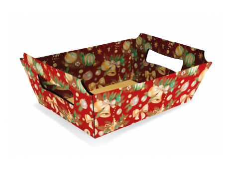 CANASTA NOEL CON MANIJA GG 31026 MARRON
