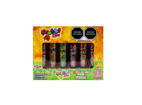 LABIALES FRUTALES FRUTTY LIPS 12X24UN