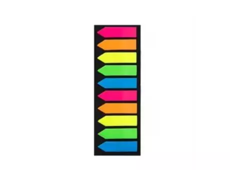 NOTA ADHESIVA 200P (4.5X1.2CM) 10 COLORES