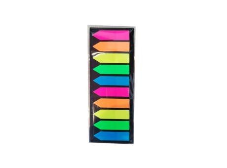 NOTA ADHESIVA 200P (4.5X1.2CM) 10 COLORES