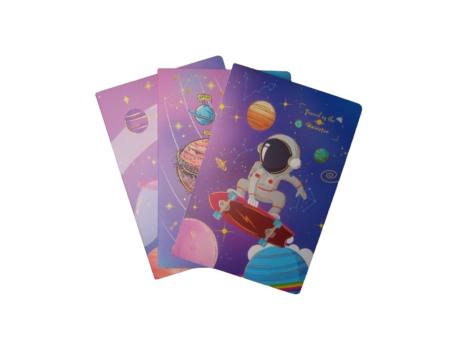 CUADERNO GALAXIA 3P (14.2X21CM/32 HOJAS)