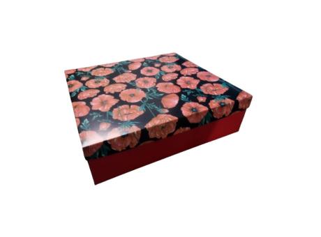 CAJA DUPLEX XG 21094 FLORAL ROJO EST 01