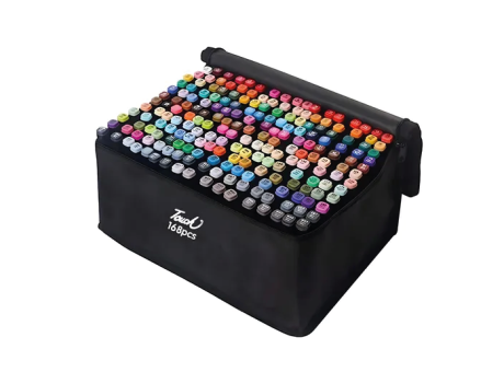 PINCEL DOBLE PUNTA BOLSO 168 PCS  SA24850