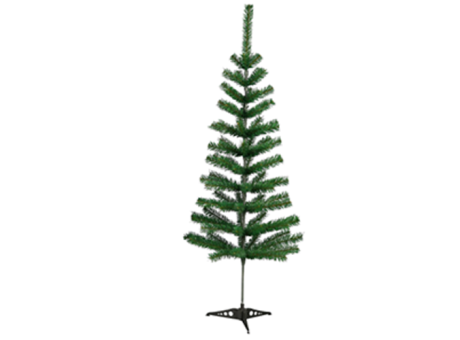 ARBOL NAVIDEÑO 120CM VERDE/NEGRO H120CM90T, 4.4CM 57663