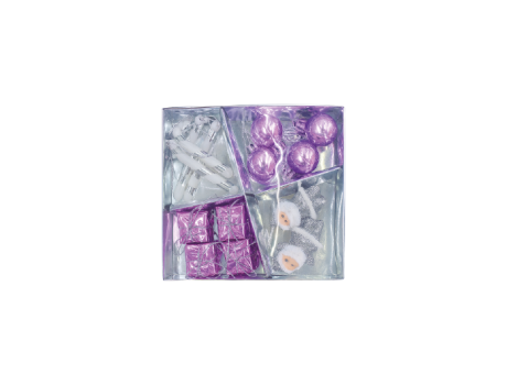 ADORNO P/COLGAR CONJUNTOS COLOR SURTIDO C13.5*13.5CM 53463