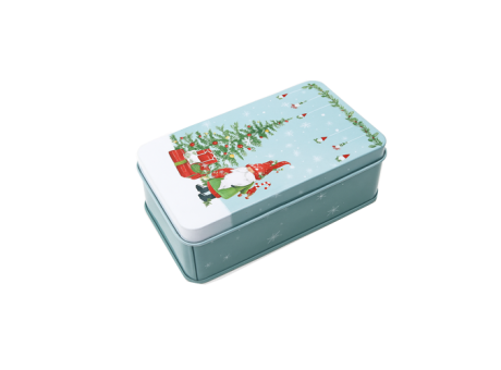 LATA RECTANGULAR NAVIDEÑO (12X7CM) TIFFANY