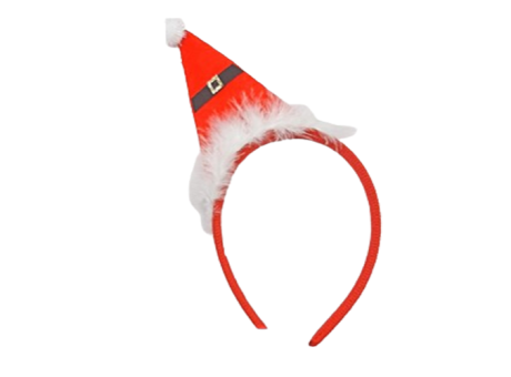 VINCHA GORRA PAPA NOEL ROJO