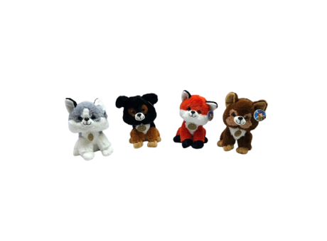 PELUCHE 4 ANIMAL SURTIDO 24CM PE725149