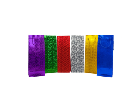 BOLSA DE REGALO LASER 12x35 CM  J-1448