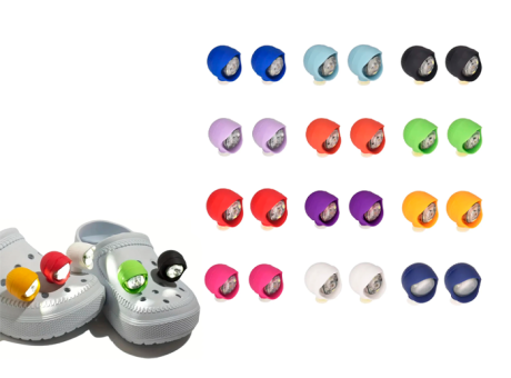 PINS P/CROCS SET 2 PCS C/LUZ CR21