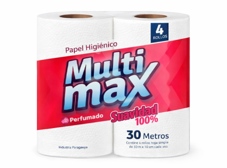 Papel Hig. Multimax Perfumado 12x4 unid. de 30 mts.