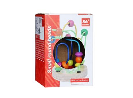 JUEGO DIDACTICO DE MADERA C/ ESFERAS