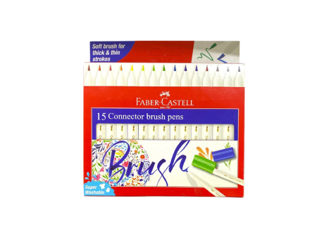 MARCADOR FABER CONNCECTOR BRUSH X15PZS