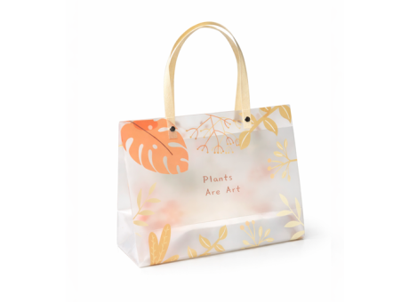 BOLSO PLASTICO (25.5X26X9.5CM) PRIMAVERA NARANJA