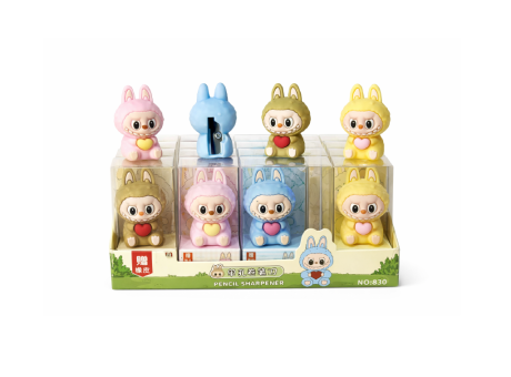 SACAPUNTA LABUBU (3X4.5X2.5CM) CON BORRADOR