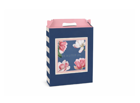 CAJA MALETA RECT VERT GRD DECOR PRETTY MAGNOLIA 21X7,5X25