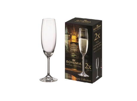 SET2FOR2 COPA FLAUTA 230ML BOHEMIA 2FOR2/230 SD