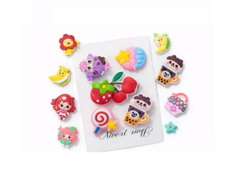 PINS P/ CROCS SET 6 PCS C/ LUZ CR25