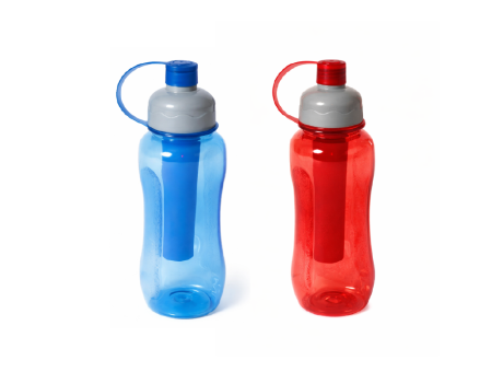 BOTELLA PLASTICA CON HIELERA E-2221