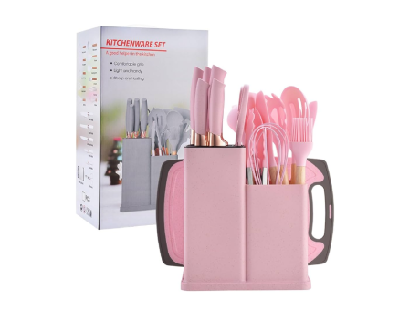 SET CUBIERTOS SILICONA 19 PZS F-3452-19PC