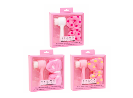 Imagen de KIT CEPILLO FACIAL CON VINCHA SH063