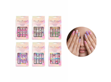 UÑAS POSTIZAS 12PCS MCD1029